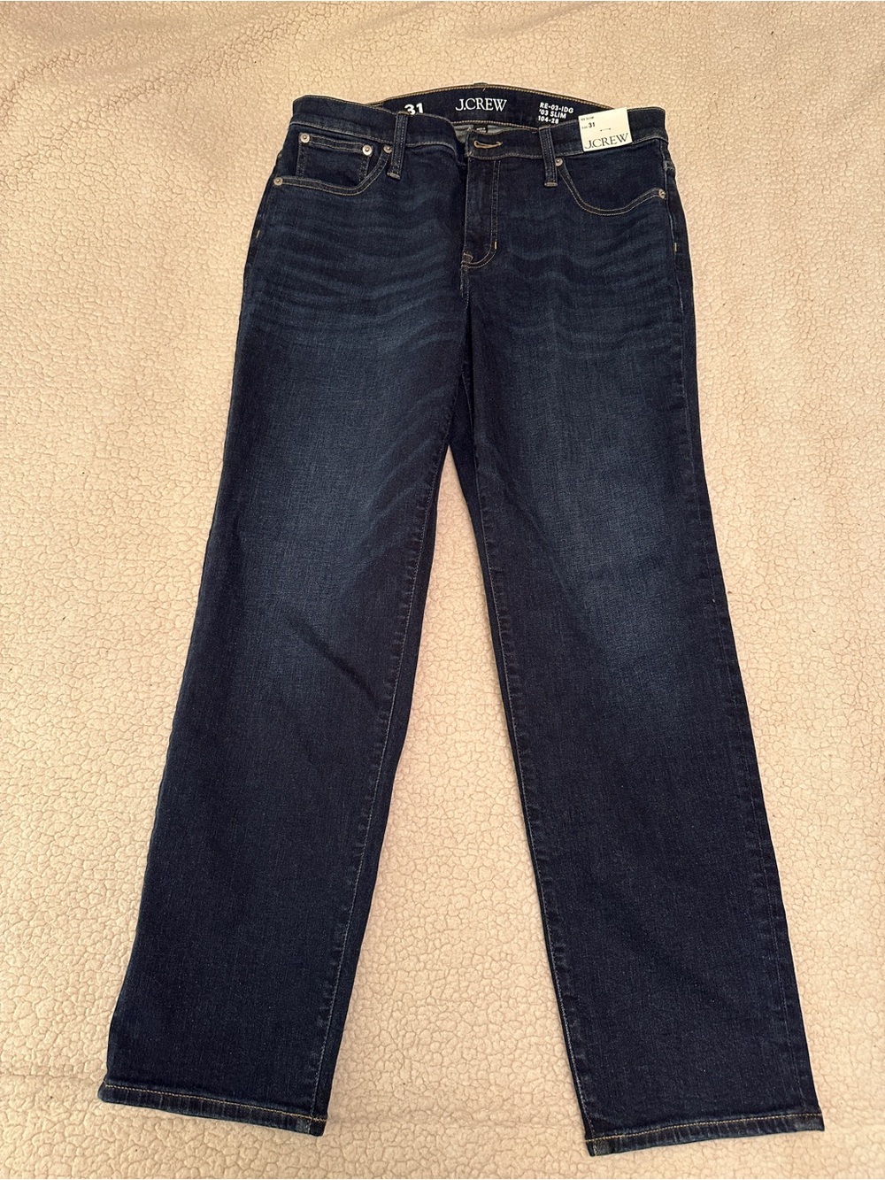 NEW J. Crew Women's Dark Wash Straight-Leg Jeans - Picture 1 of 5